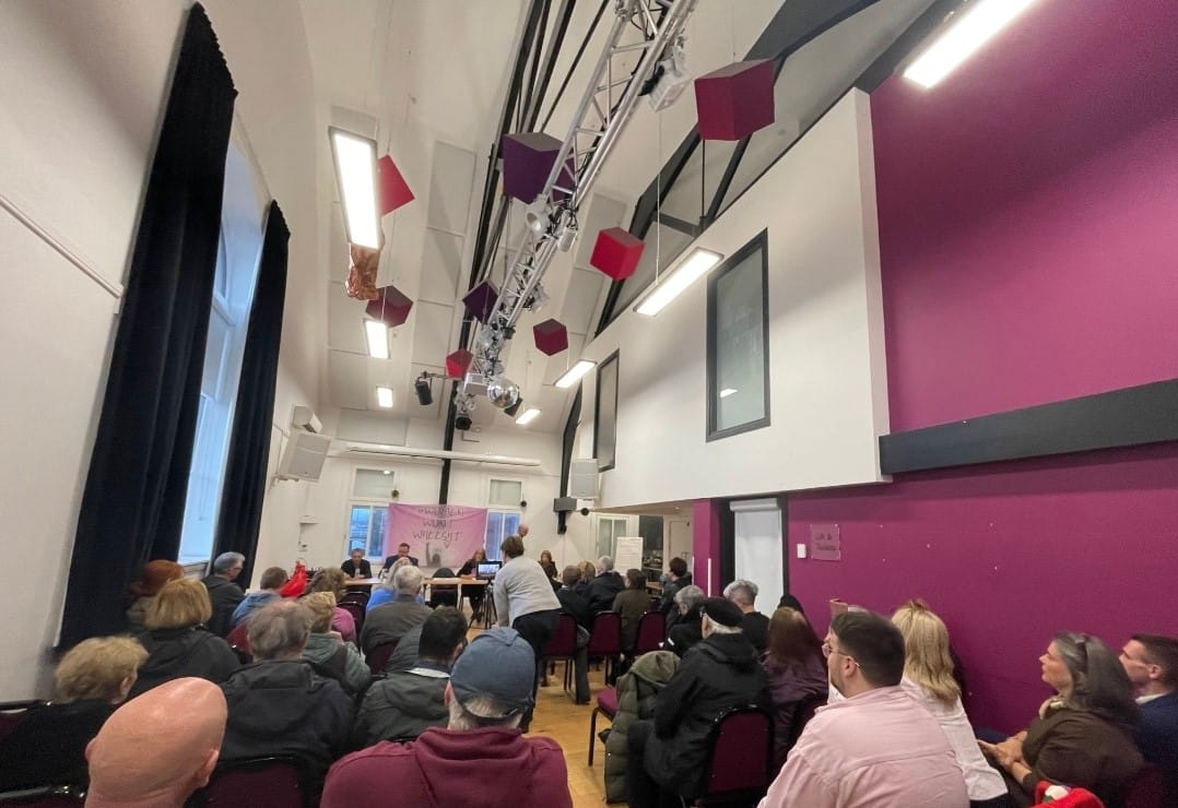 Hustings - standing room only