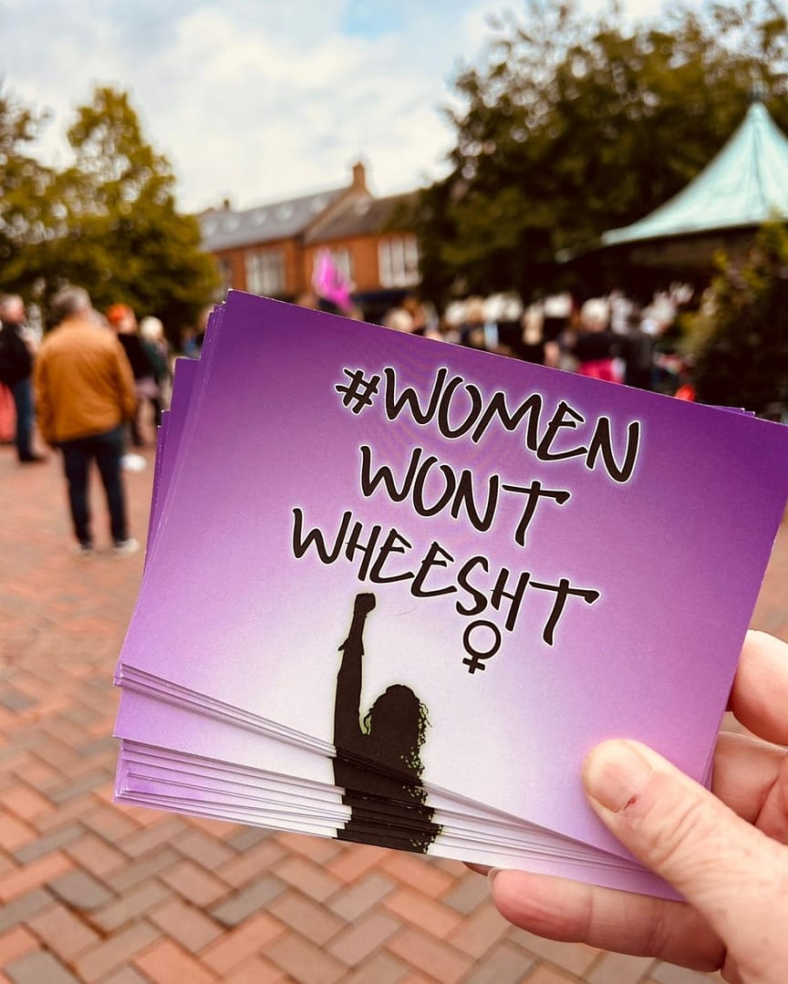 WomenWon'tWheest Postcard